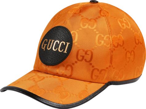 casquette gucci orange|casquette Gucci logo.